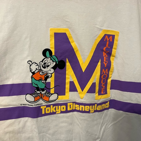 RARE! Tokyo Disneyland Park Merch Mickey Mouse Tshirt - Picture 2 of 5